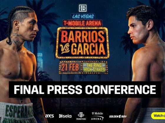 Words Thrown Before Punches: Barrios vs Garcia Light Up Las Vegas at Final Press Conference
