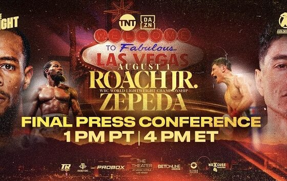 Final Press Conference with Golden Boy’s Roach Jr. vs Zepeda Big Match