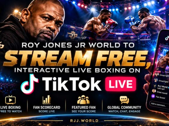 Streaming Media Live Partners with Roy Jones Jr World for Live Boxing on TikTok LIVE